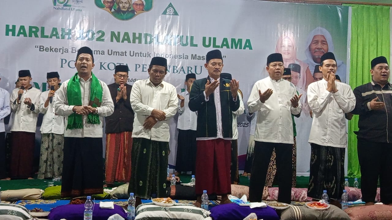Ketua PWNU Riau Hadiri Peringatan Harlah NU ke-102 di Ponpes Nurul Huda Pekanbaru