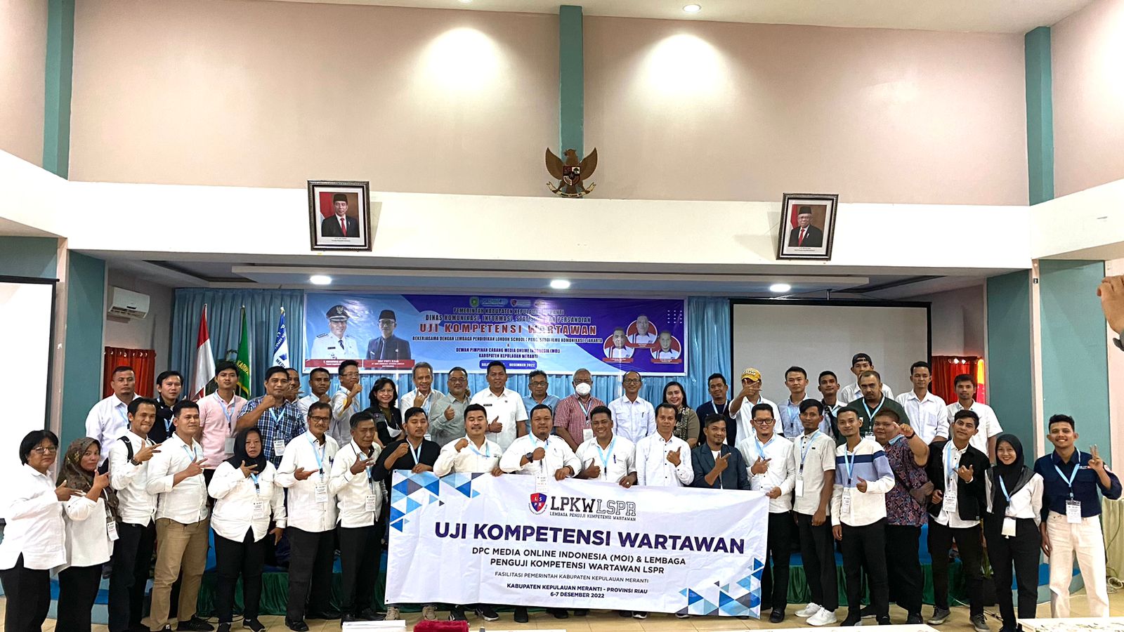 UKW Gratis Pemkab Meranti Selesai, 99,9% Berkompeten, Bupati Meranti H. Adil : Jadilah Wartawan Bermartabat