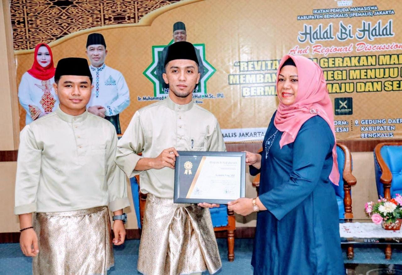 Hadiri Halal BiHalal Ipemalis, Ini Harapan Bupati Bengkalis