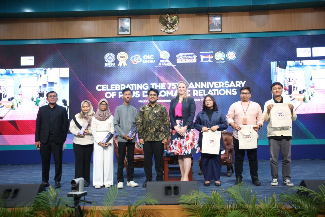 Peringatan Ke-75 Kerja Sama Diplomatik Indonesia-Amerika Digelar di UMSU