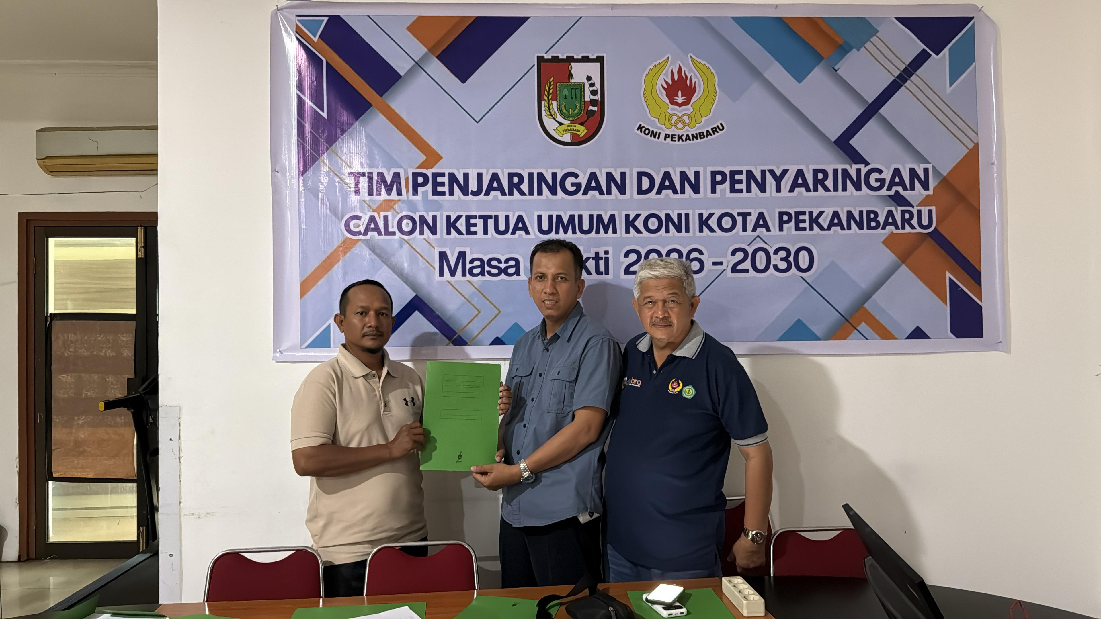 ‎Tiga Bacalon Ramaikan Kontestasi Ketua KONI Pekanbaru