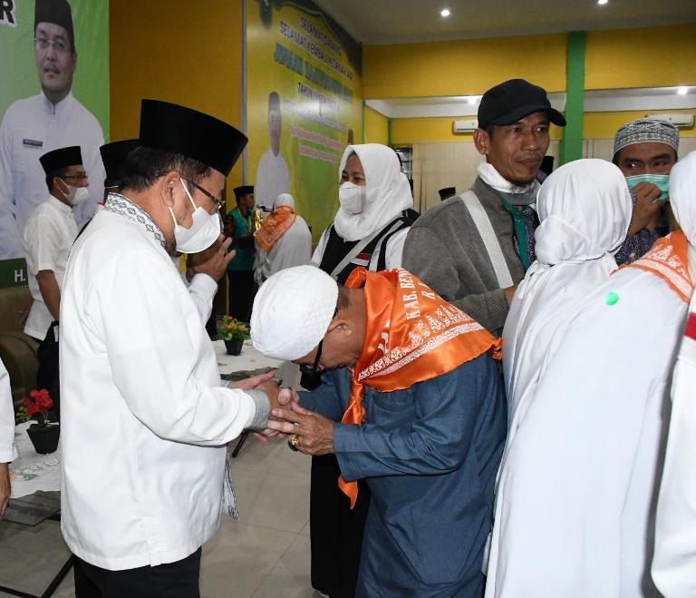 Bupati Bengkalis Sambut Kedatangan Jamaah Haji Asal Kabupaten Bengkalis