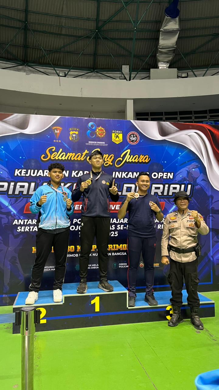 Samuel Raksyaka Samosir Raih Gelar “Best of The Best” di Kejuaraan Karate Inkanas Kapolda Riau 2025