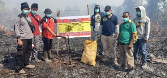 Perdana 2020 Polisi Tetapkan Tersangka Karhutla di Bengkalis Seorang IRT