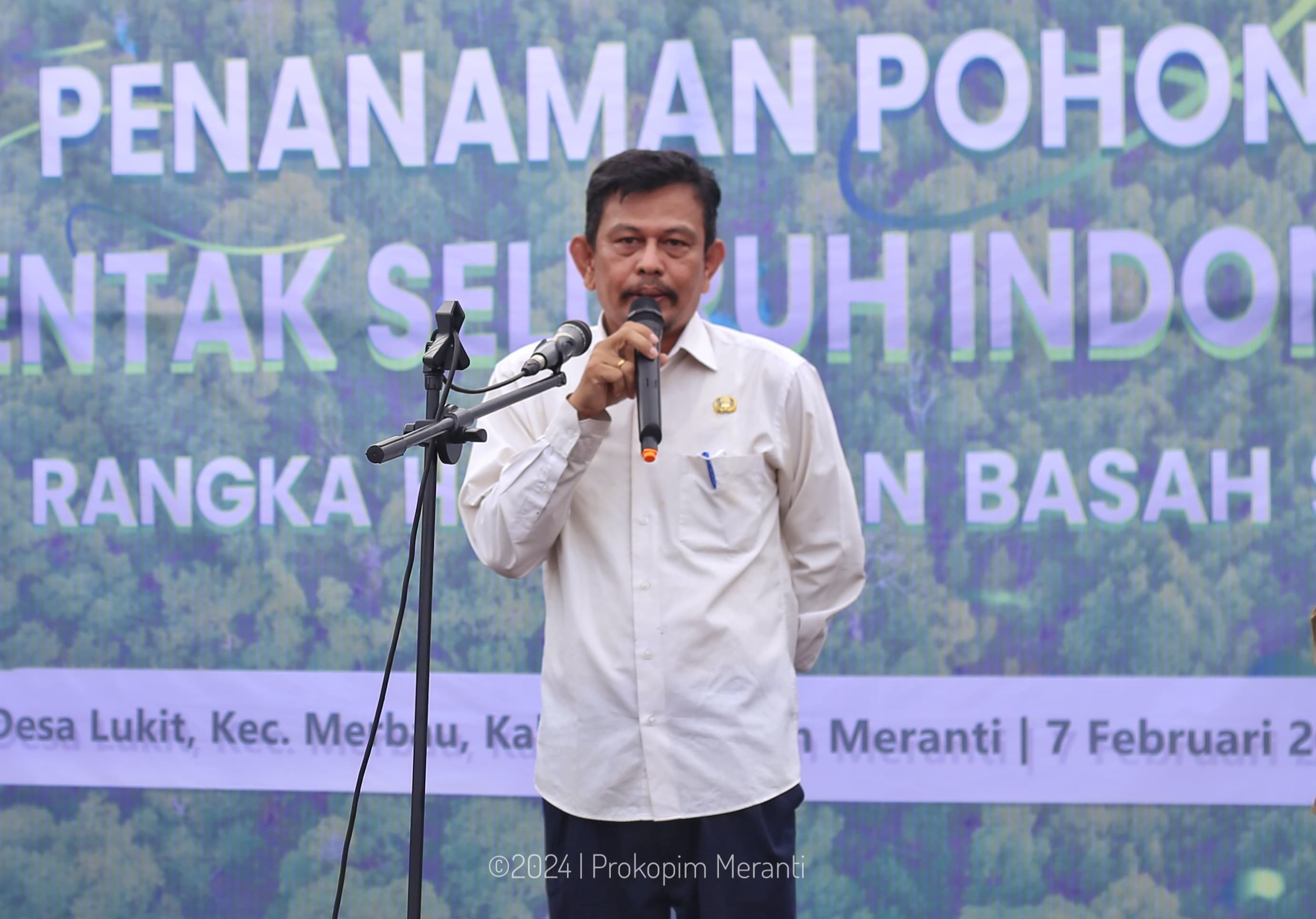 Penanaman Pohon Serentak Seluruh Indonesia, Pemkab Meranti Pusatkan di Kecamatan Merbau