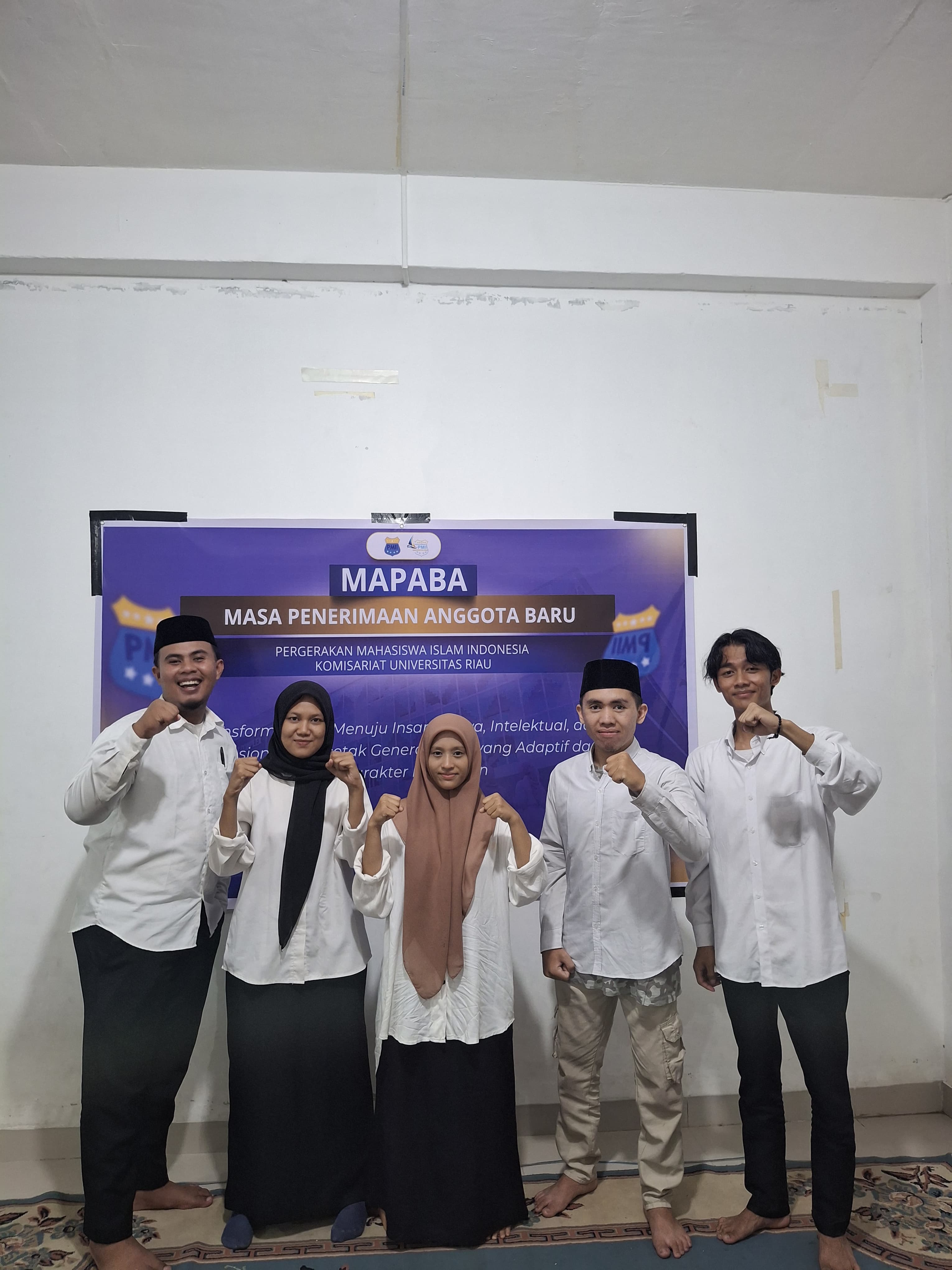 Mahasiswa IAI Diniyyah Pekanbaru Ikuti MAPABA PMII di Universitas Negeri Riau