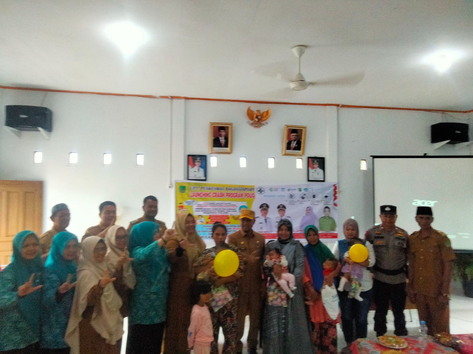 Sekda Rohil Buka Launching Crash Polio Diparit Aman