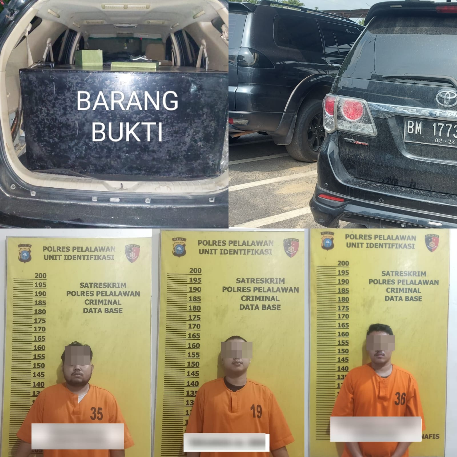 Polisi Tangkap Penyalahgunaan  BBM, Mobil Mewah Ini di Duga Modifikasi Tangki