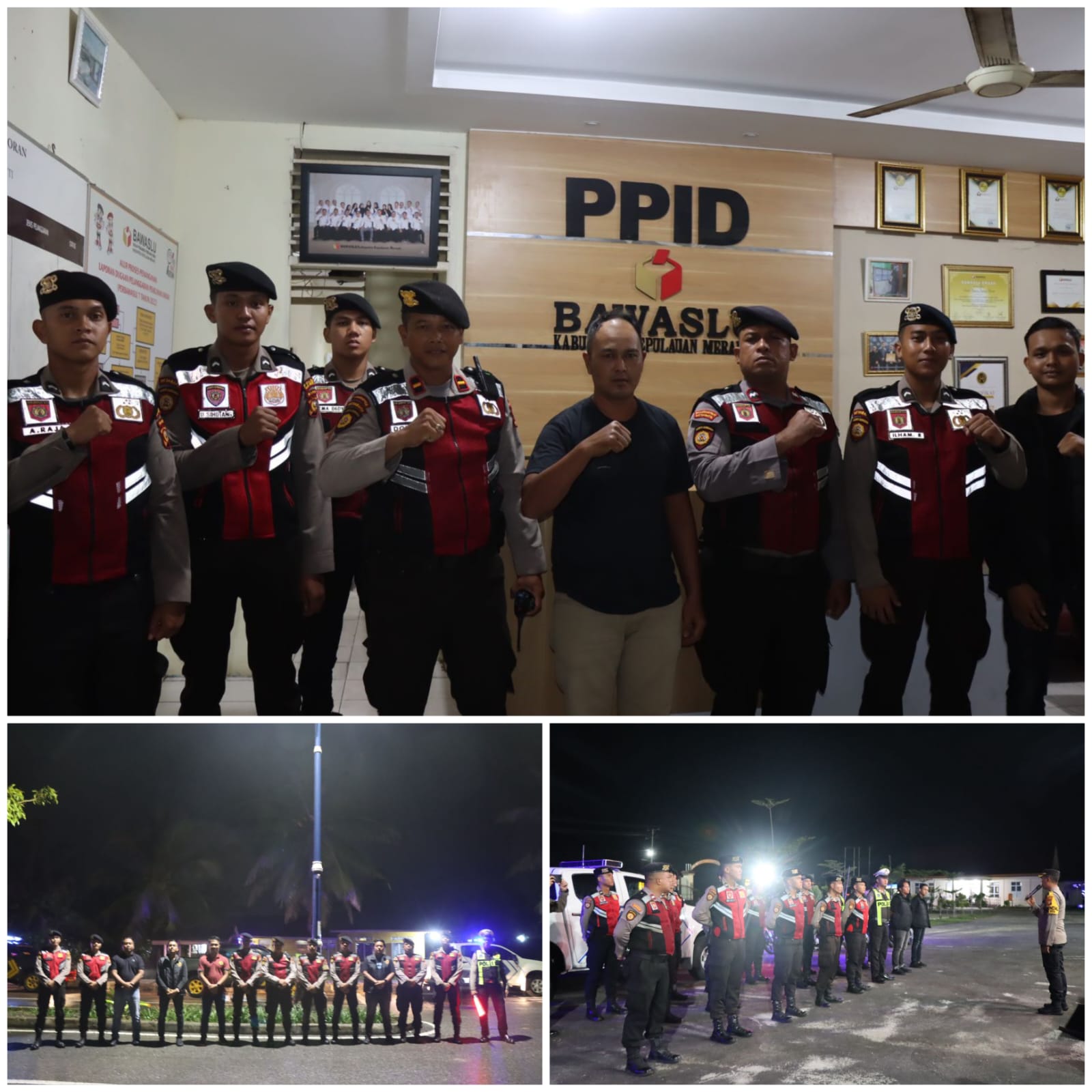 Kapolres Meranti AKBP Kurnia Setyawan Bersama Angkatan Muda Muhammadiyah (AMM)  Gelar Jumat Curhat