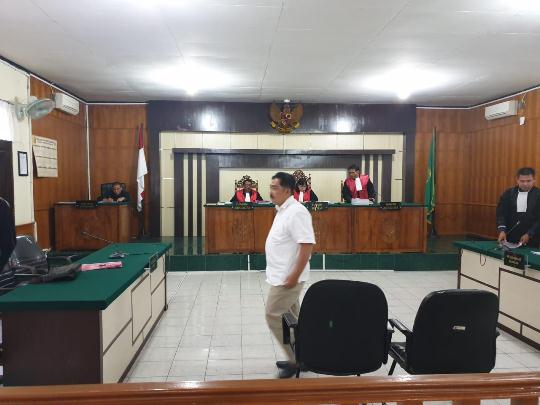Mantan Anggota DPRD BengkalisÂ  Ke TujuhÂ Jalani Â Sidang PN Tipikor PekanbaruÂ Dugaan Hibah Bansos