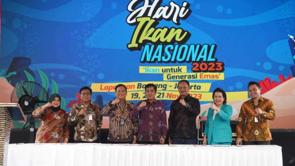 PT PIL dengan KKP Tandatangani MoU Kerja Sama Ekspor Ikan Tuna ke Mancanegara di Gelaran Harkannas 2023