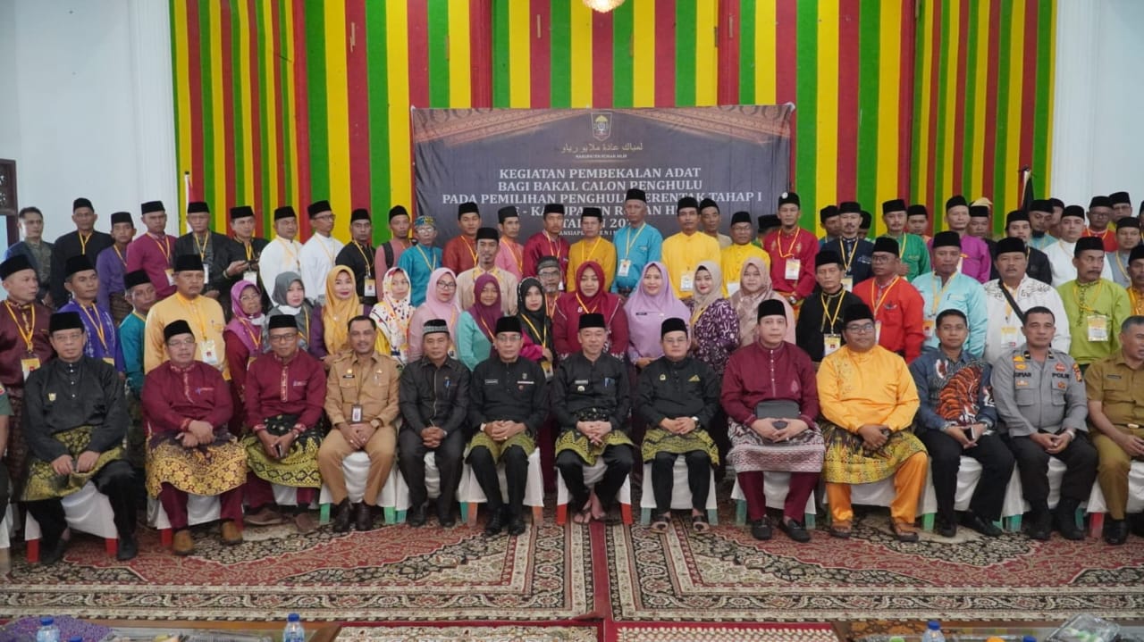 LAMR Rohil Adakan Pembekalan Adat Bagi Calon Penghulu, Bupati : 'Jangan Lakukan Money Politik