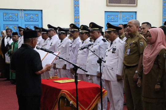  Awal Tahun 2020  Bupati HM Harris Melantik  Lagi 279 Pejabat Pelalawan 