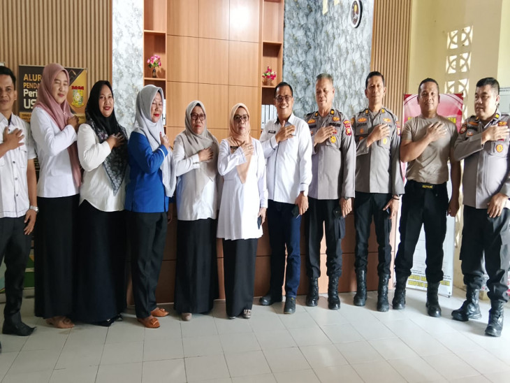 Wakil Bupati Kampar di Dampingi Plt Kasatpol PP Kampar Tinjau Lokasi Persiapan Pelaksanaan Pencanangan Gerakan Indonesia ASRI