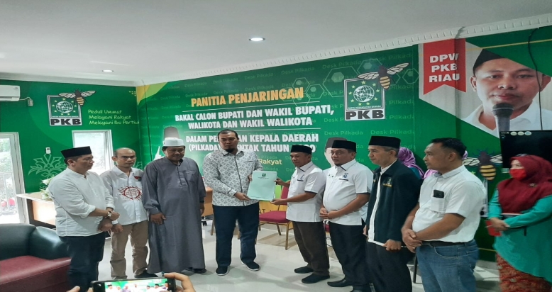 Ketua Syuro PKB Riau Doakan Hafit Syukri - Erizal Menang di Pilkada Rohul