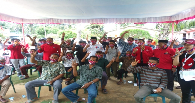 Cukup Sejahtera, Masyarakat Bangko Sempurna Kembali Dukung SUDIN Dua Periode