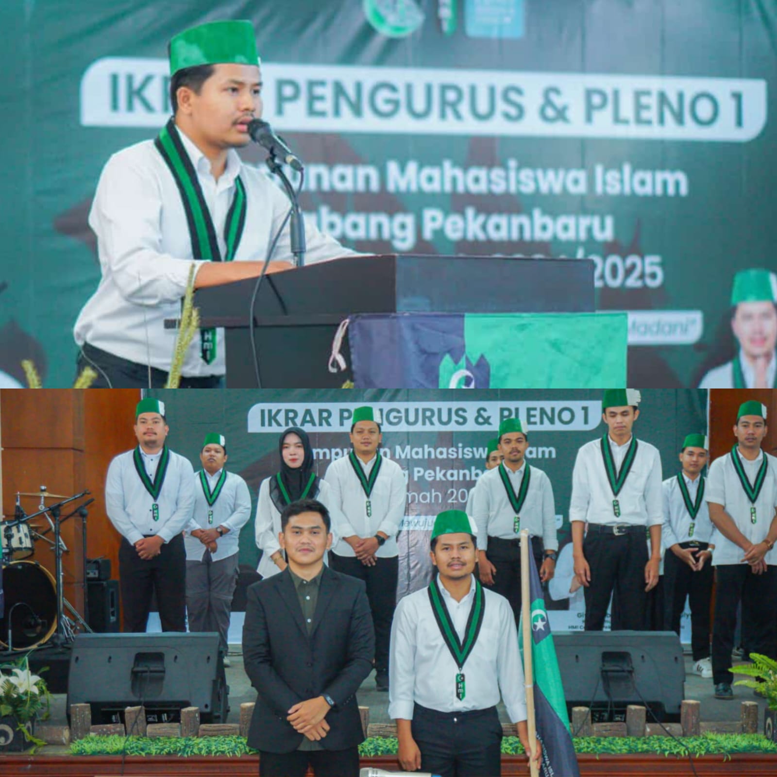 HMI Cabang Pekanbaru Lantik Pengurus Baru: Givo Vrabora Pimpin Periode 2024-2025