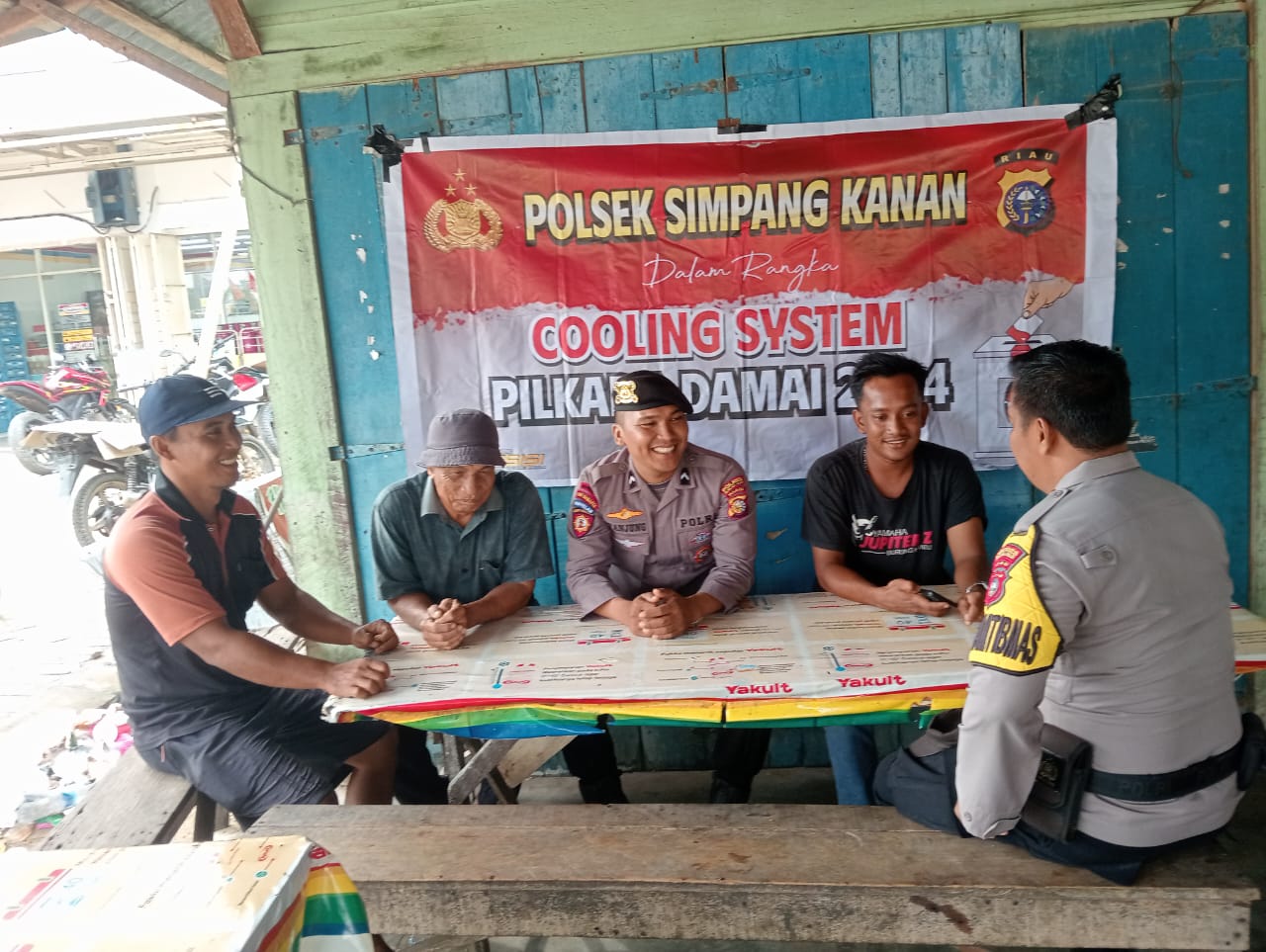 Masyarakat dan Tokoh Pemuda Simpang Kanan Diajak Ciptakan Kamtibmas