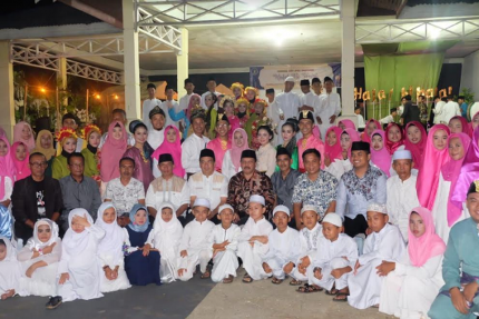 Sekda Inhil Hadiri Halal Bihalal di Teluk Pinang