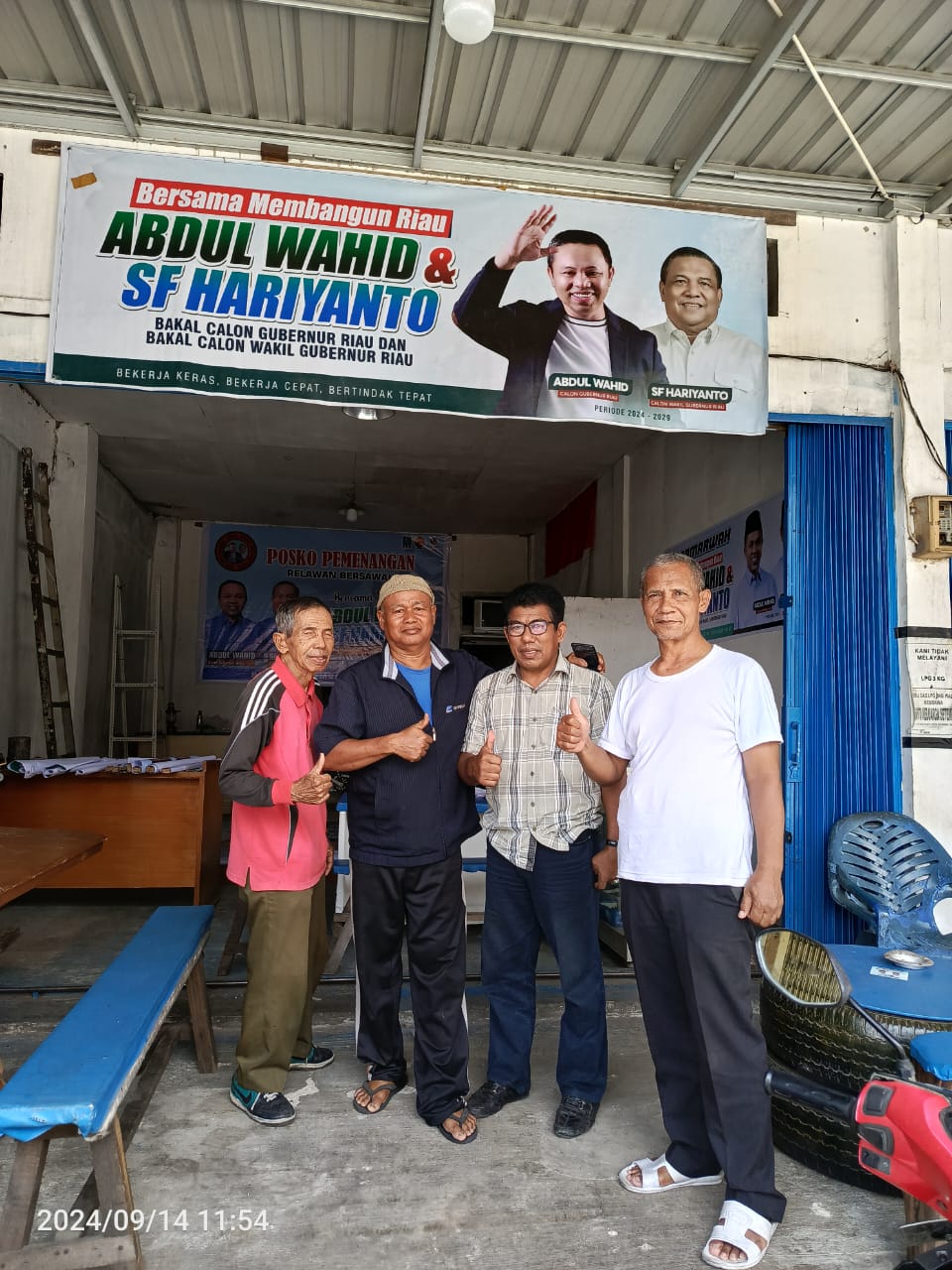 Posko Relawan Abdul Wahid - SF Hariyanto Bertambah Lagi