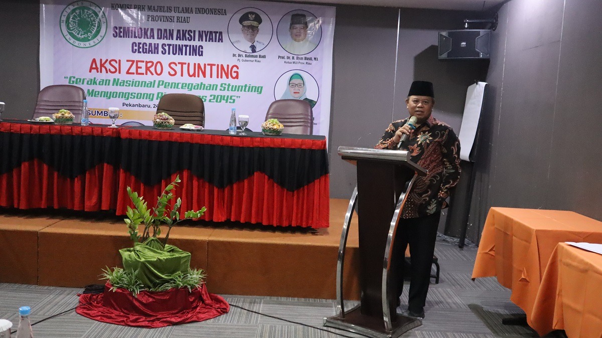 MUI Riau Gelar Semiloka dan Aksi Nyata Cegah Stunting Menuju Riau Emas 2045