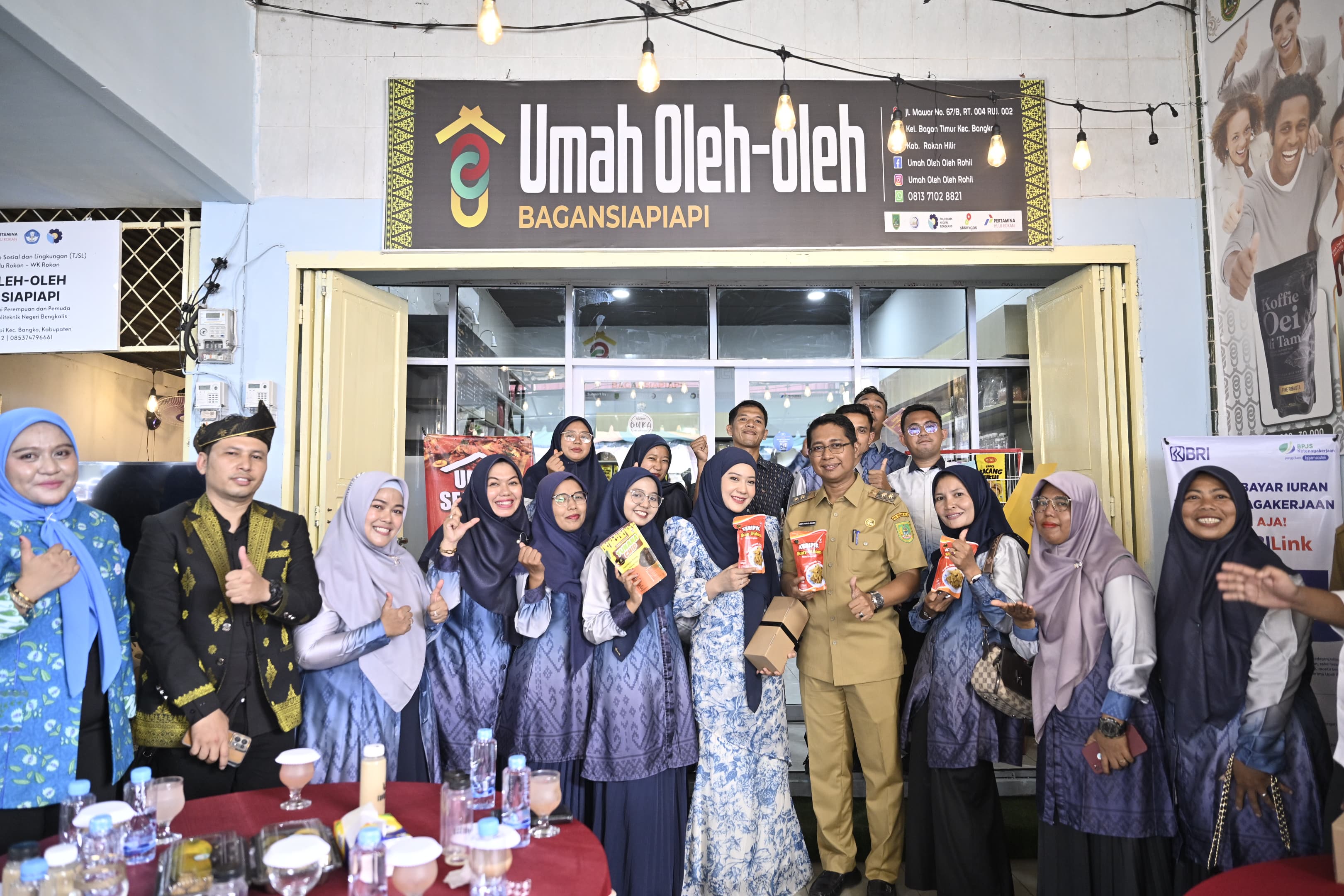 Wakil Bupati Rokan Hilir Resmikan Umah Espresso and Cafe, Dorong Penguatan UMKM Lokal