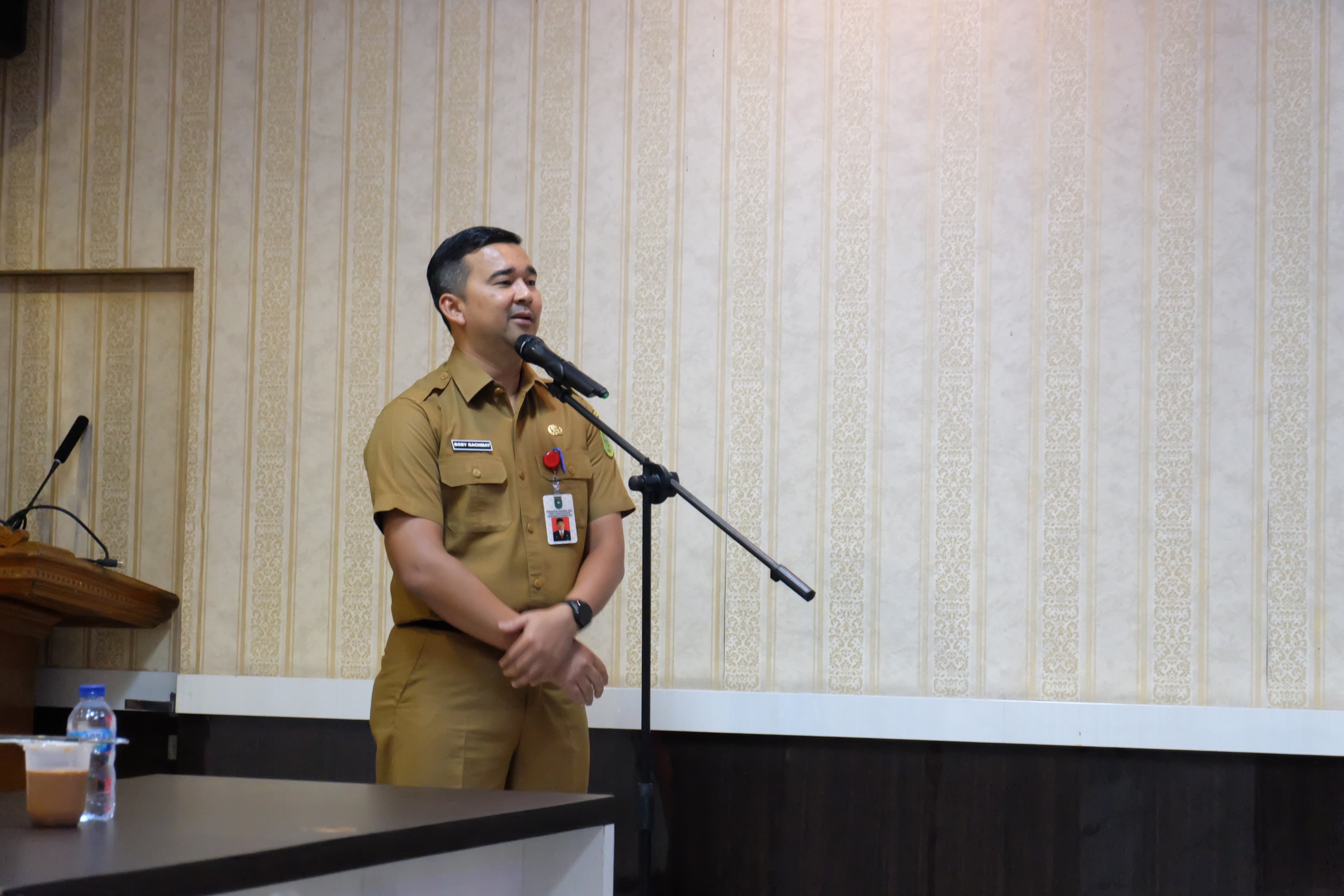 Evaluasi Realisasi Fisik dan Keuangan Disnakertrans Riau Capai 99 Persen