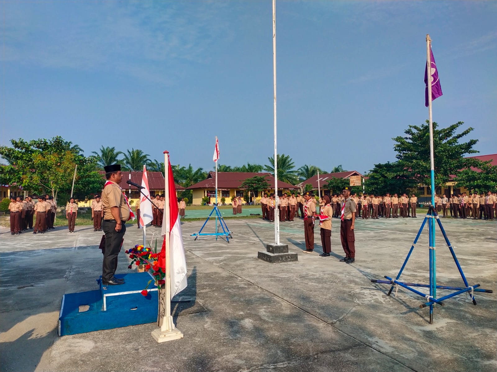 SMAN 1 Kepenuhan Pelepasan Utusan Raimuna Daerah