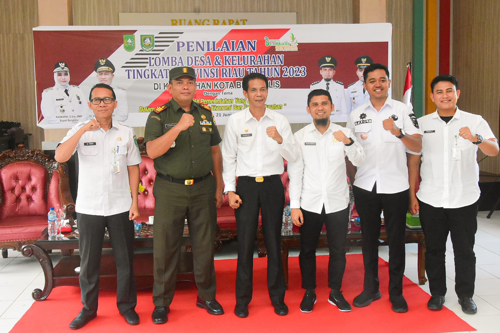 Dinas PMD DUKCAPIL Provinsi Riau Lakukan Penilaian Lomba Desa dan Kelurahan