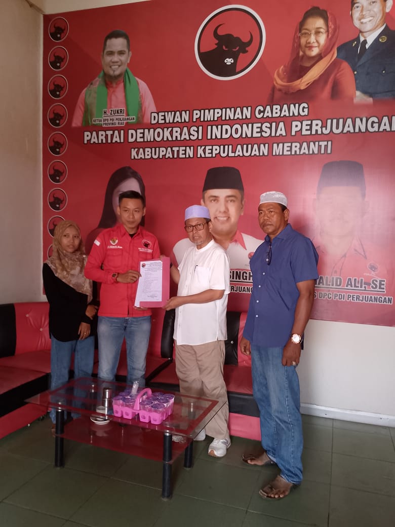 Maju Pilkada Meranti,H.Masrul Kasmy  Daftar ke pkb, PDIP dan Demokrat