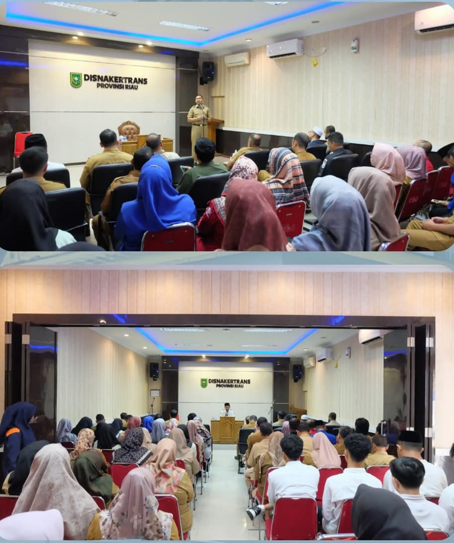 Disnakertrans Riau Gelar Peringatan Isra Mi'raj dan Tarhib Ramadhan
