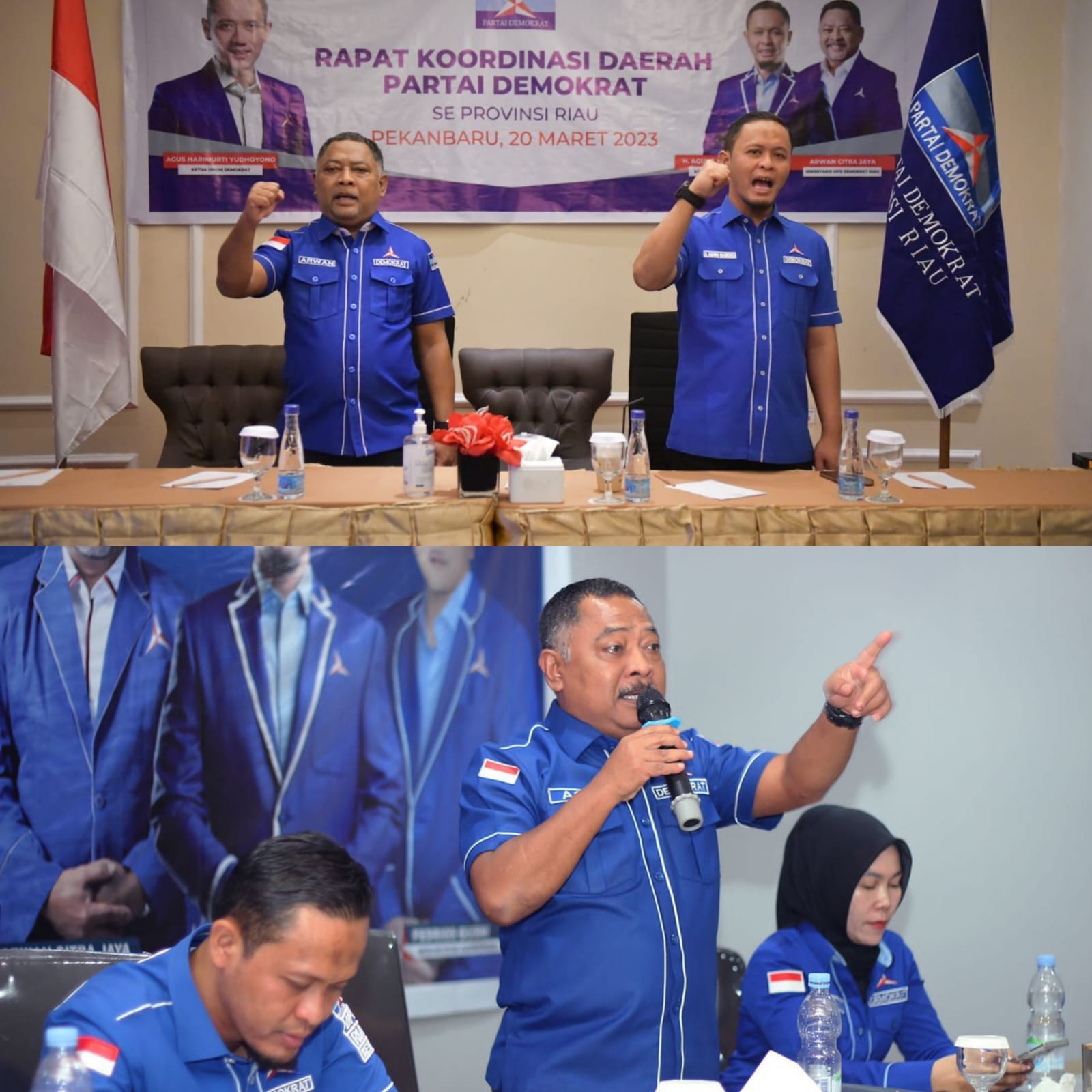 Sekretaris DPD Demokrat Riau Arwan Citra Jaya Wafat, Agung Nugroho Antar Langsung Almarhum ke Tempat Peristirahatan Terakhir di Rengat