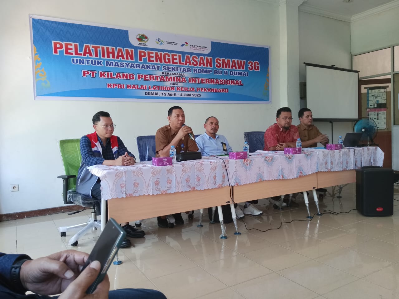 Tingkatkan  SDM Riau, BLK Disnakertrans Riau  Kerjasama dengan PT Kilang Pertamina Internasional (KPI) RU II Dumai Beri Pelatihan dan Sertifikasi Juru Las