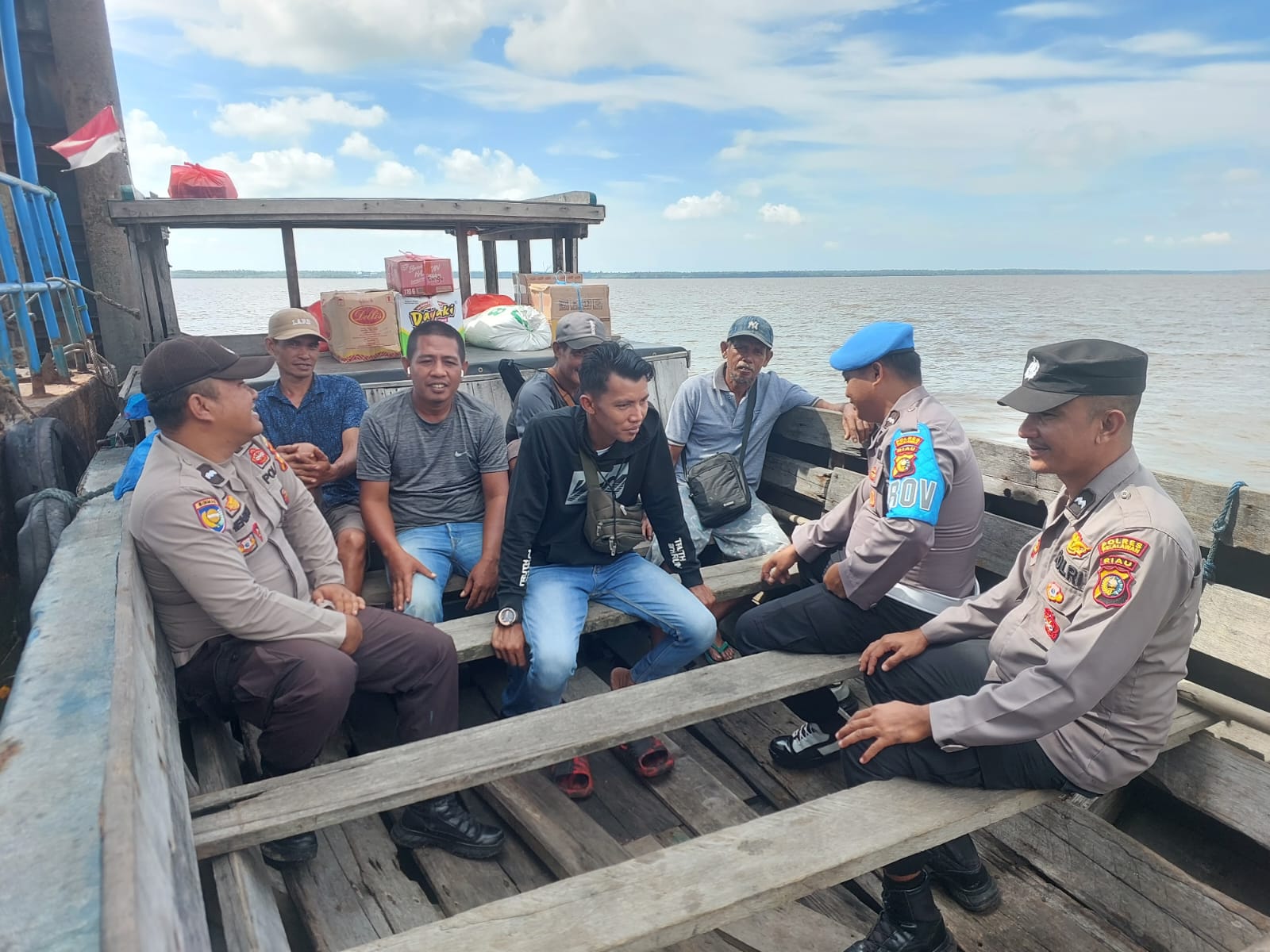 Polsek Kuala Kampar Kampanyekan Pemilu Damai Melalui 