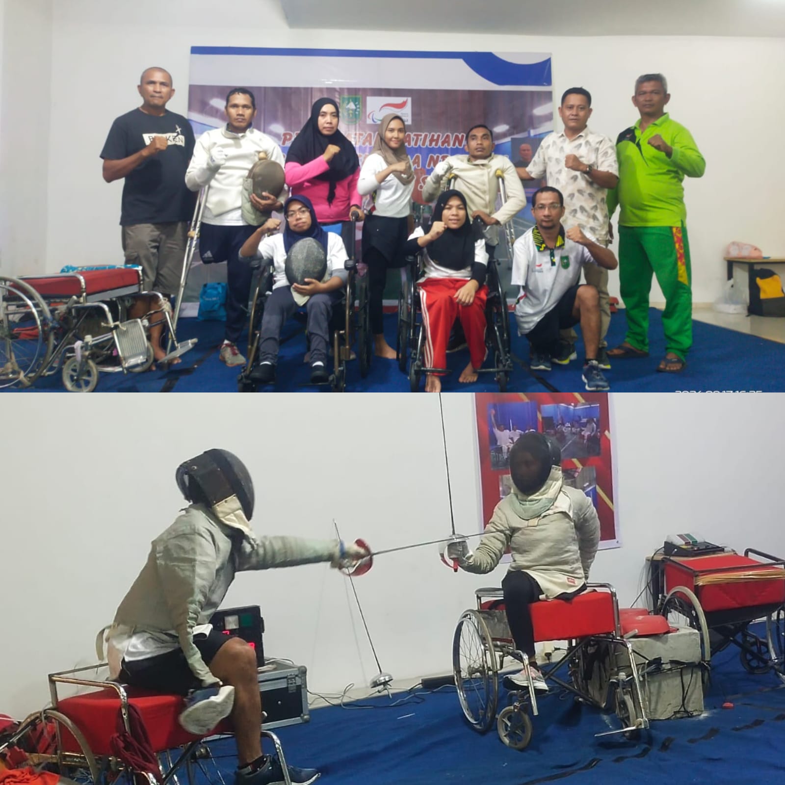 Atlet Para-Anggar NPCI Riau Siap Tampil Maksimal di Peparnas Solo
