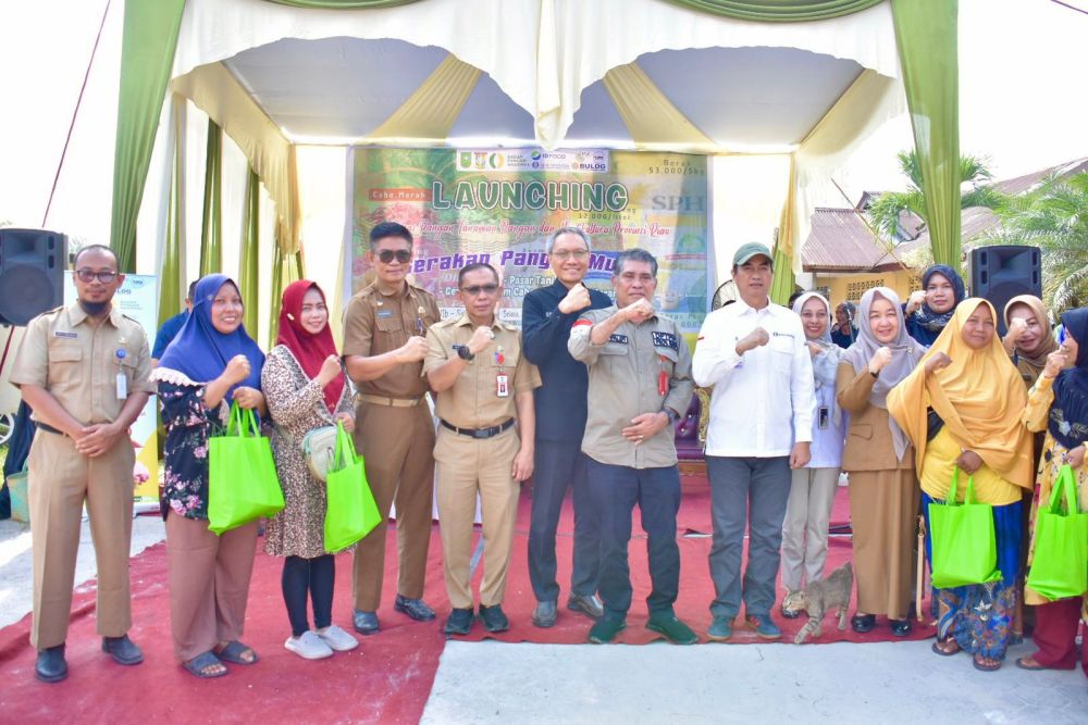 Launching Gerakan Pangan Murah di Kampar, Berikut Pesan Kadis Ketahanan Pangan Riau