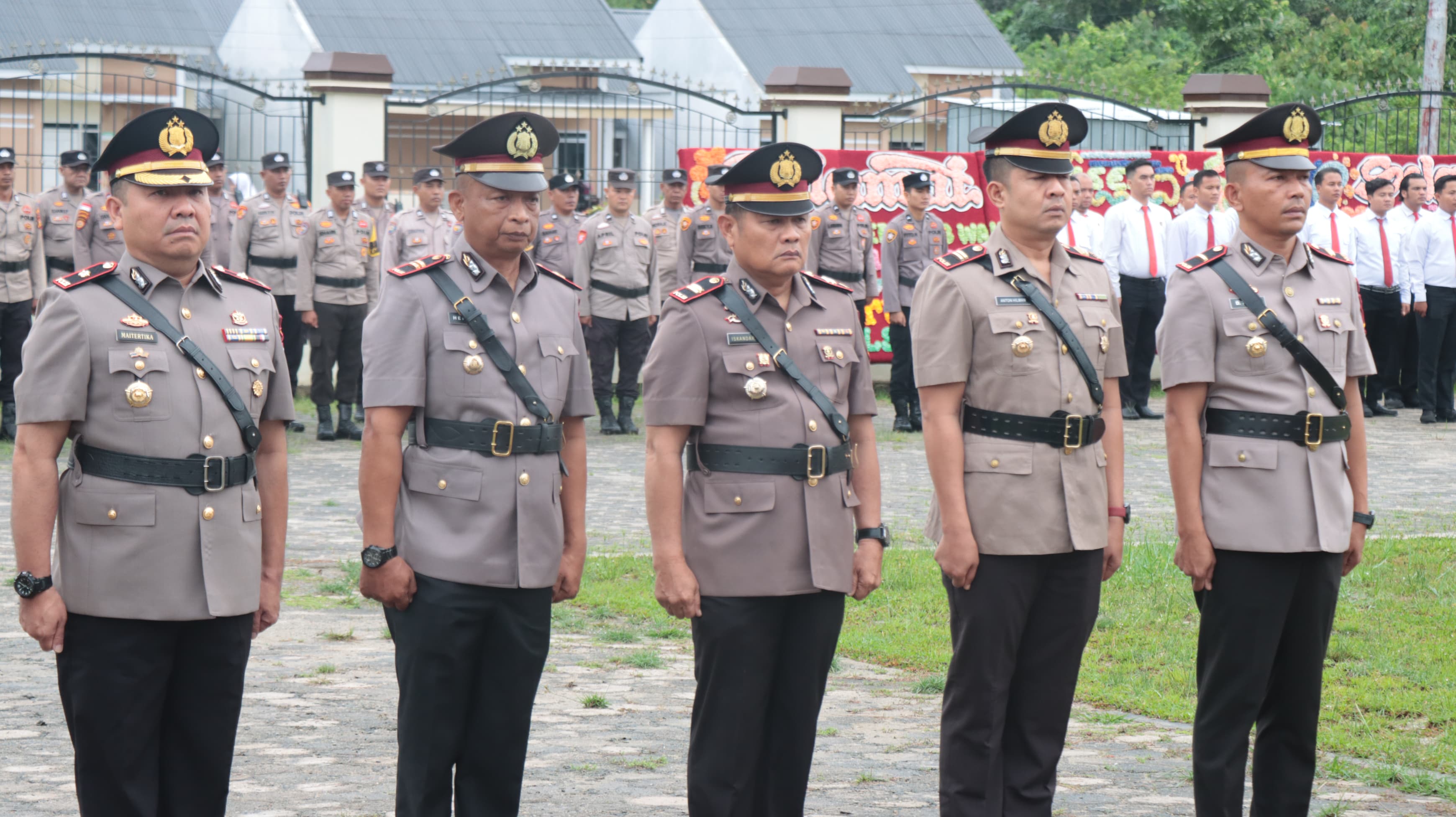 Kapolres Pimpin Sertijab 6 Pejabat Utama Polres Kepulauan Meranti