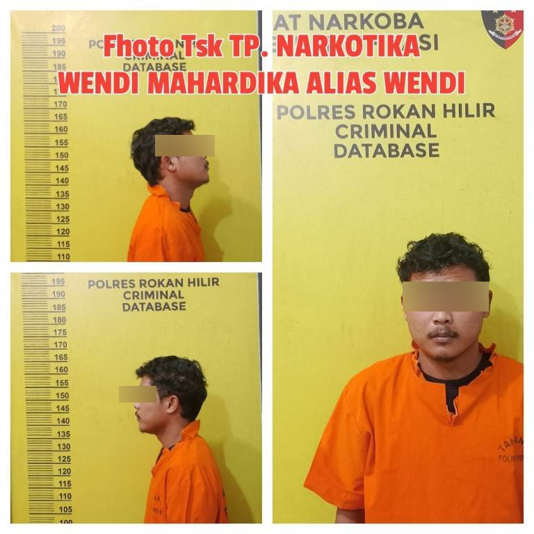 Simpan Sabu 60,36 Gram, Pria Ini di Bekuk Sat Narkoba Polres Rohil