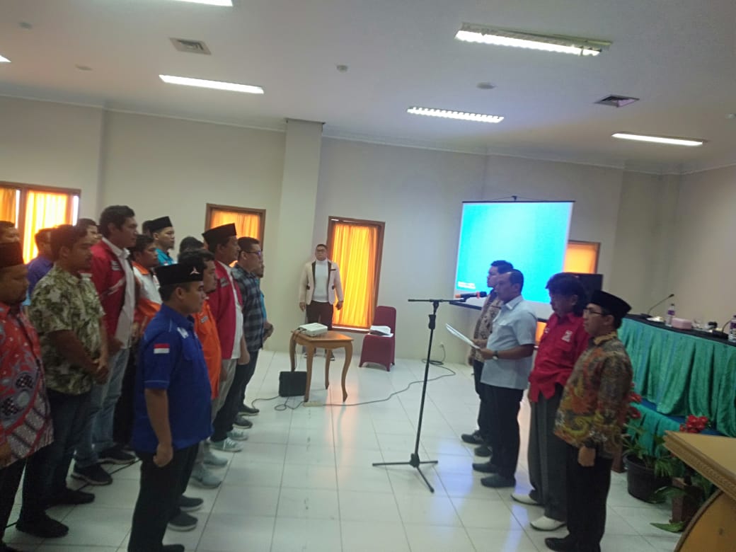 Cabup dan Cawabup  Rohul Kelmi Amri dan Asparaini Kukuhkan Tim Koalisi Rohul Bahagia Lahir Batin