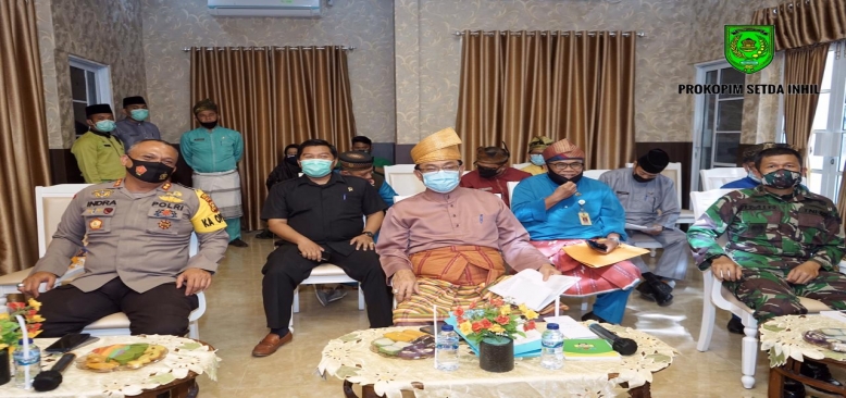 Bupati Inhil Vid-Cov bersama Gubernur Riau Bahas Tatanan Baru Hidup di Inhil