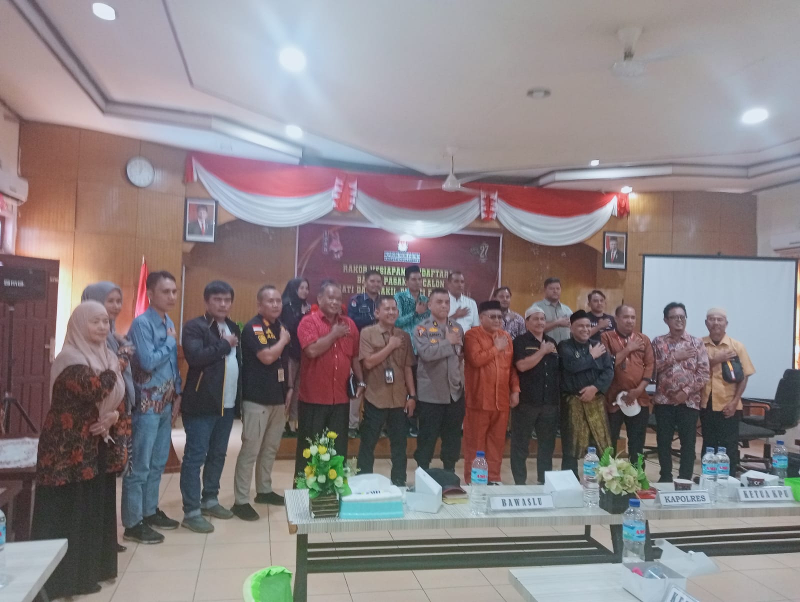 KPU Rohul Gelar Rakor Kesiapan Pendaftaran Cabup dan Cawabup Pemilu 2024