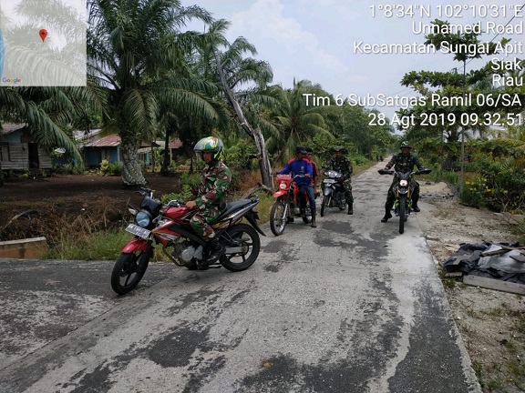    Terus Dilakukan Sosialisasi Pencegahan Karlahut Di Desa Kayu Ara dan Desa Kayu Ara Permai