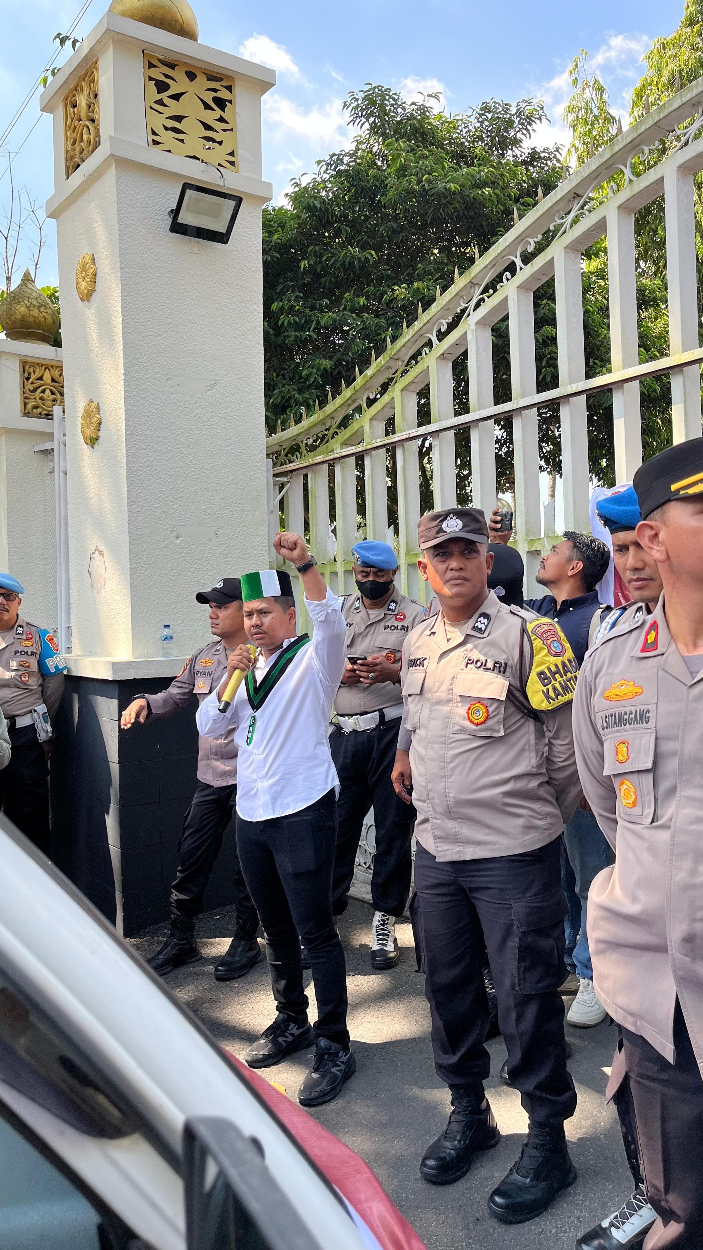 HMI Pekanbaru Kutuk Tragedi Kemanusiaan di DPR RI: