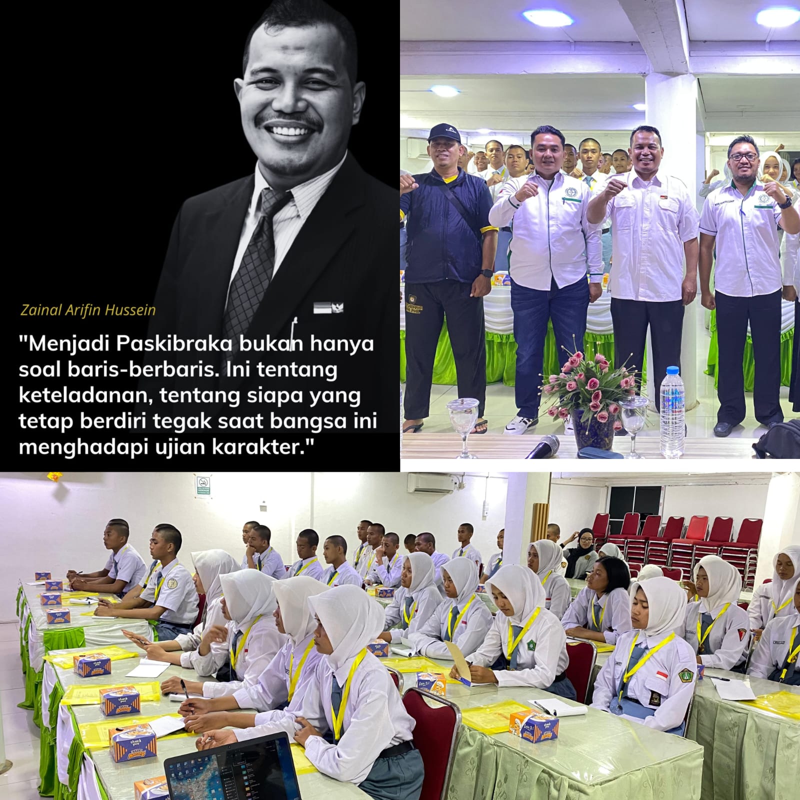 Zainal Arifin Hussein Beri Pembekalan Menggugah: Paskibraka Inhil 2025 Siap Jadi Garda Terdepan Bangsa