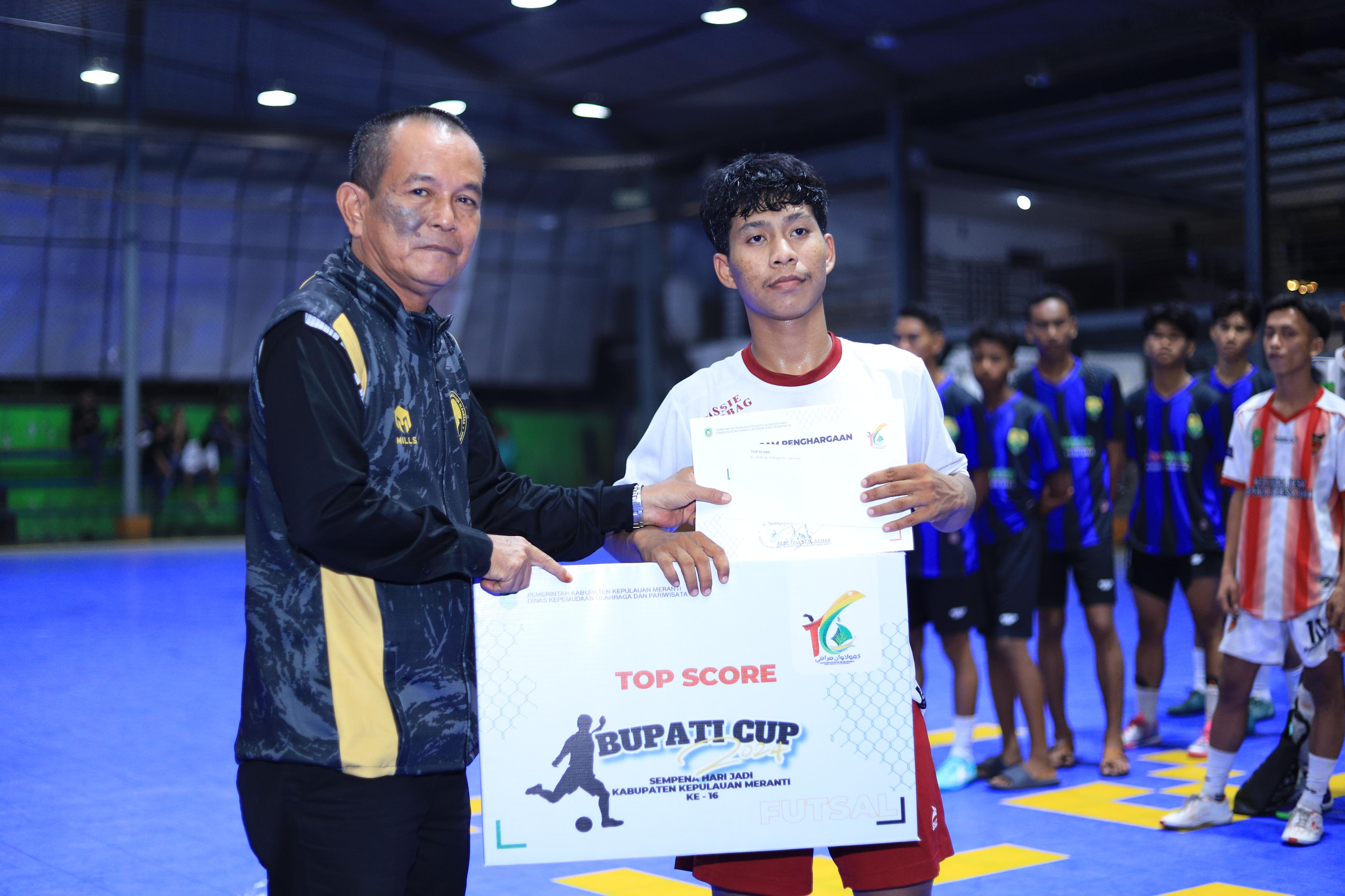 Tebingtinggi Juara 1 Cabor Futsal dan Badminton Bupati Cup 2024