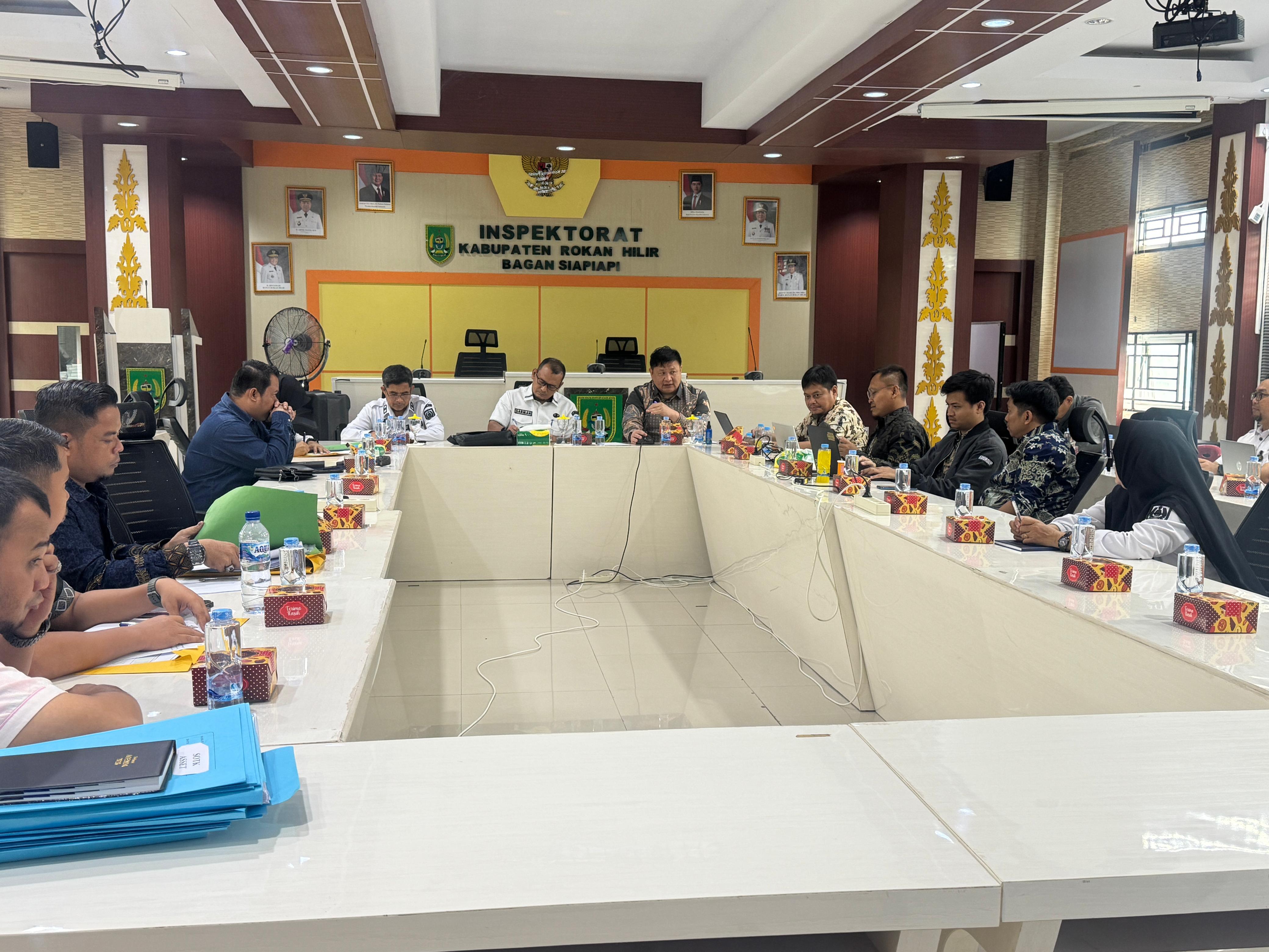 Rapat Koordinasi Pencegahan Pasca Penindakan KPK RI Bersama Pemkab Rohil