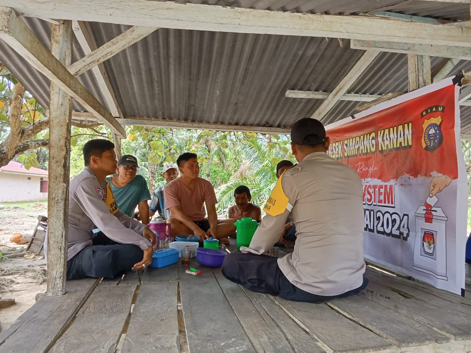 Kanit Binmas Ajak Masyarakat Dusun Mulya Jaga Kamtibmas