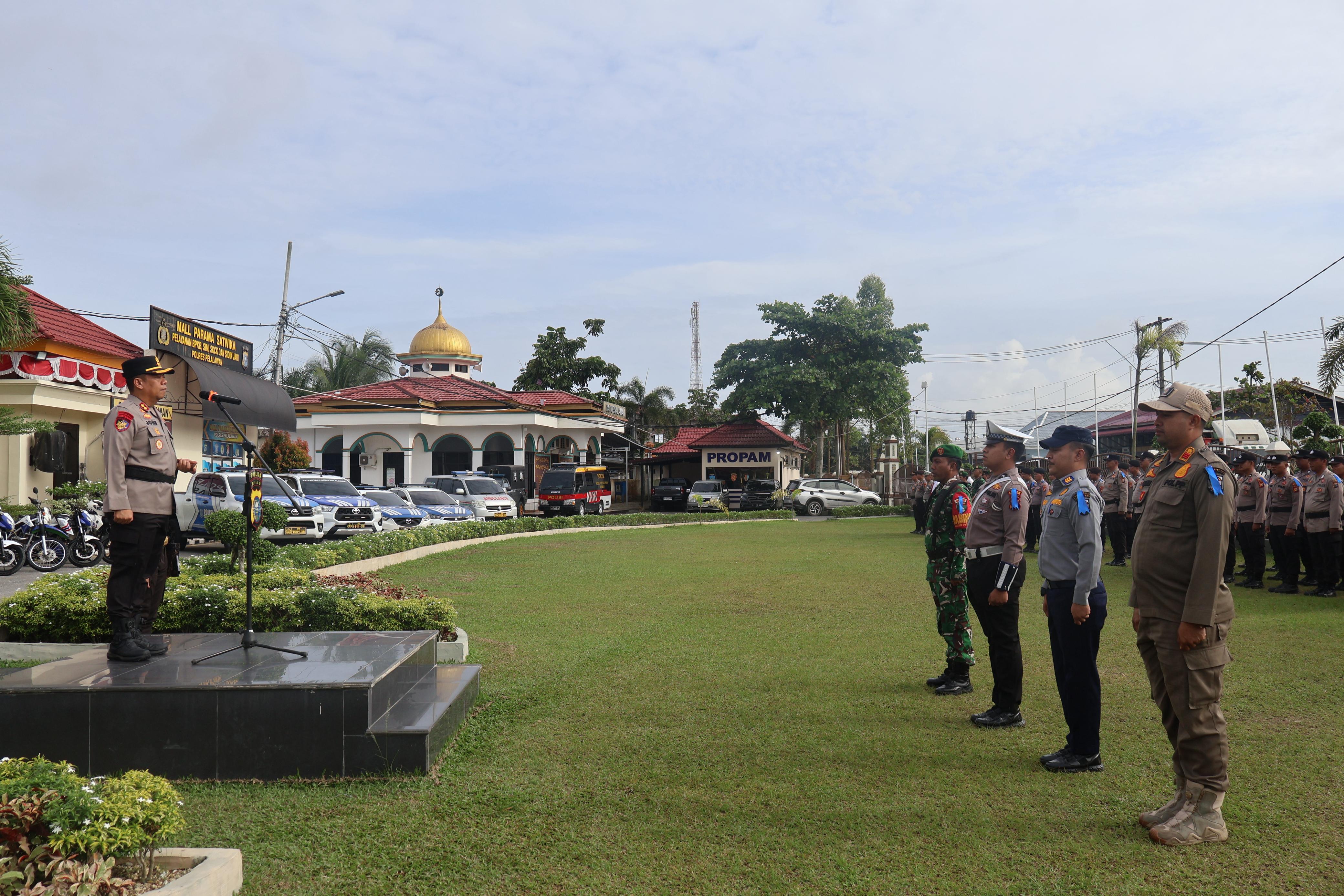 Polres Pelalawan Resmi Gelar Operasi Zebra Lancang Kuning 2025, Targetkan Disiplin Berlalu Lintas dan Tekan Angka Kecelakaan