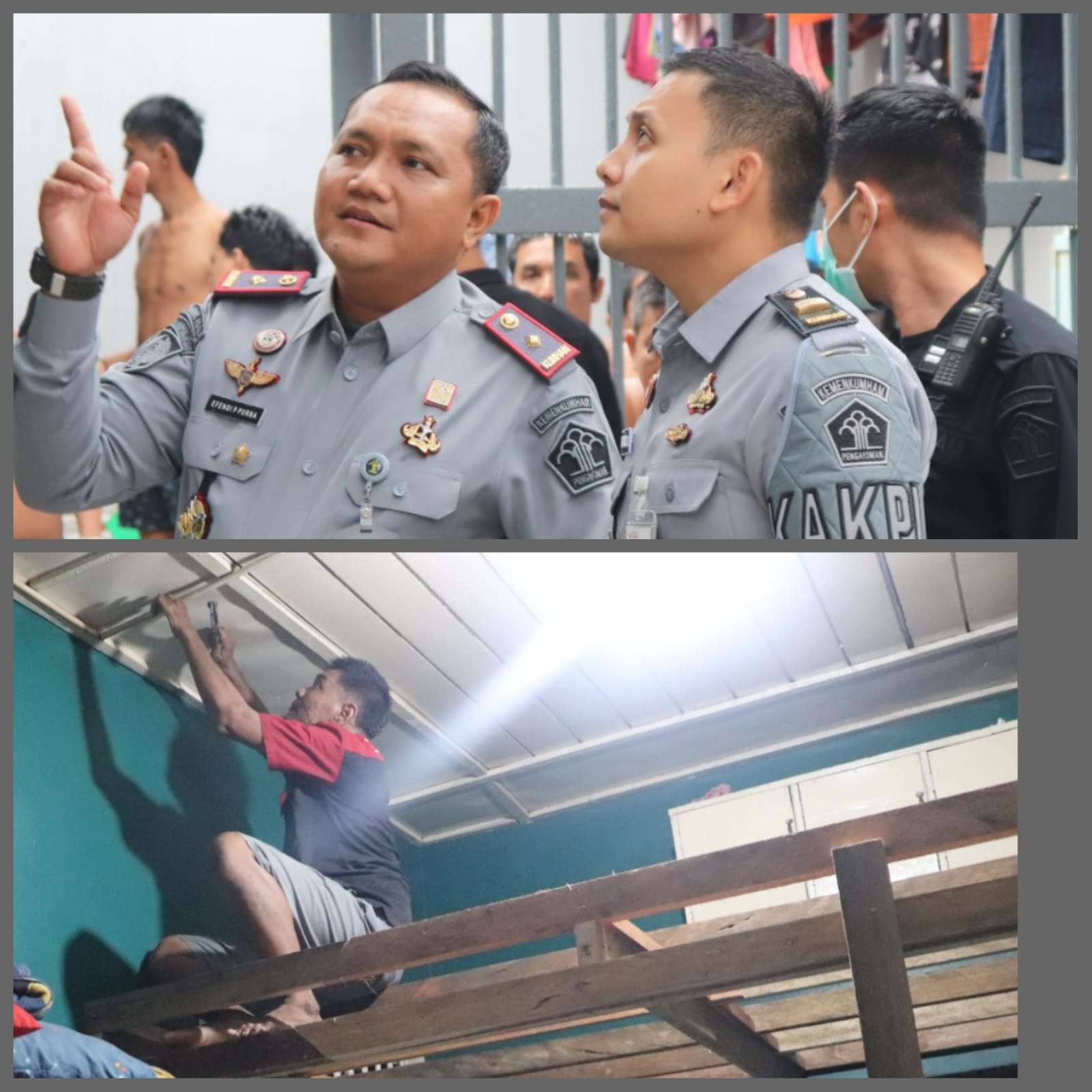 Lapas Pasir Pengaraian  Rapikan Instalasi Listrik di Blok Hunian