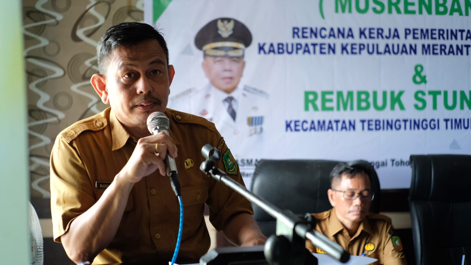 Staf Ahli Bupati Randolph Buka Musrenbang Tebingtinggi Timur